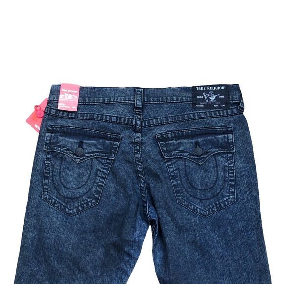 Brand New True Religion Jeans Size 36 RICKY FLAP T Blue - Picture 7 of 9
